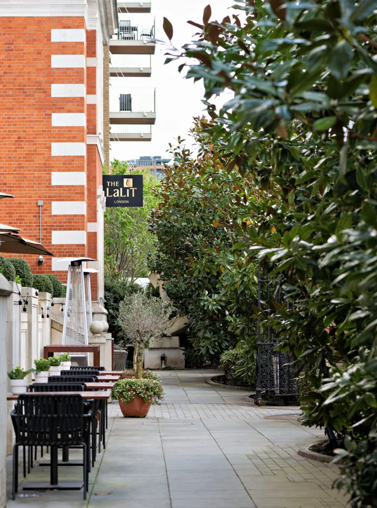 Terrace at The LaLiT London 1