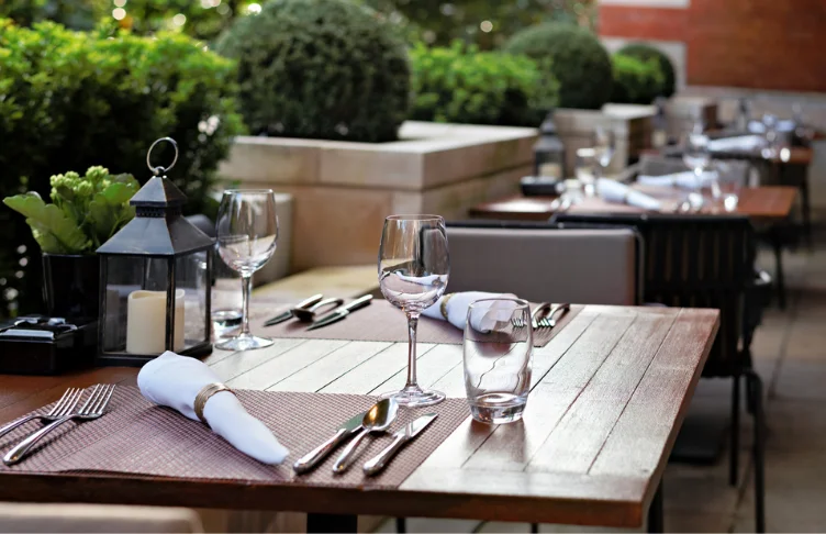 Terrace at The LaLiT London 2
